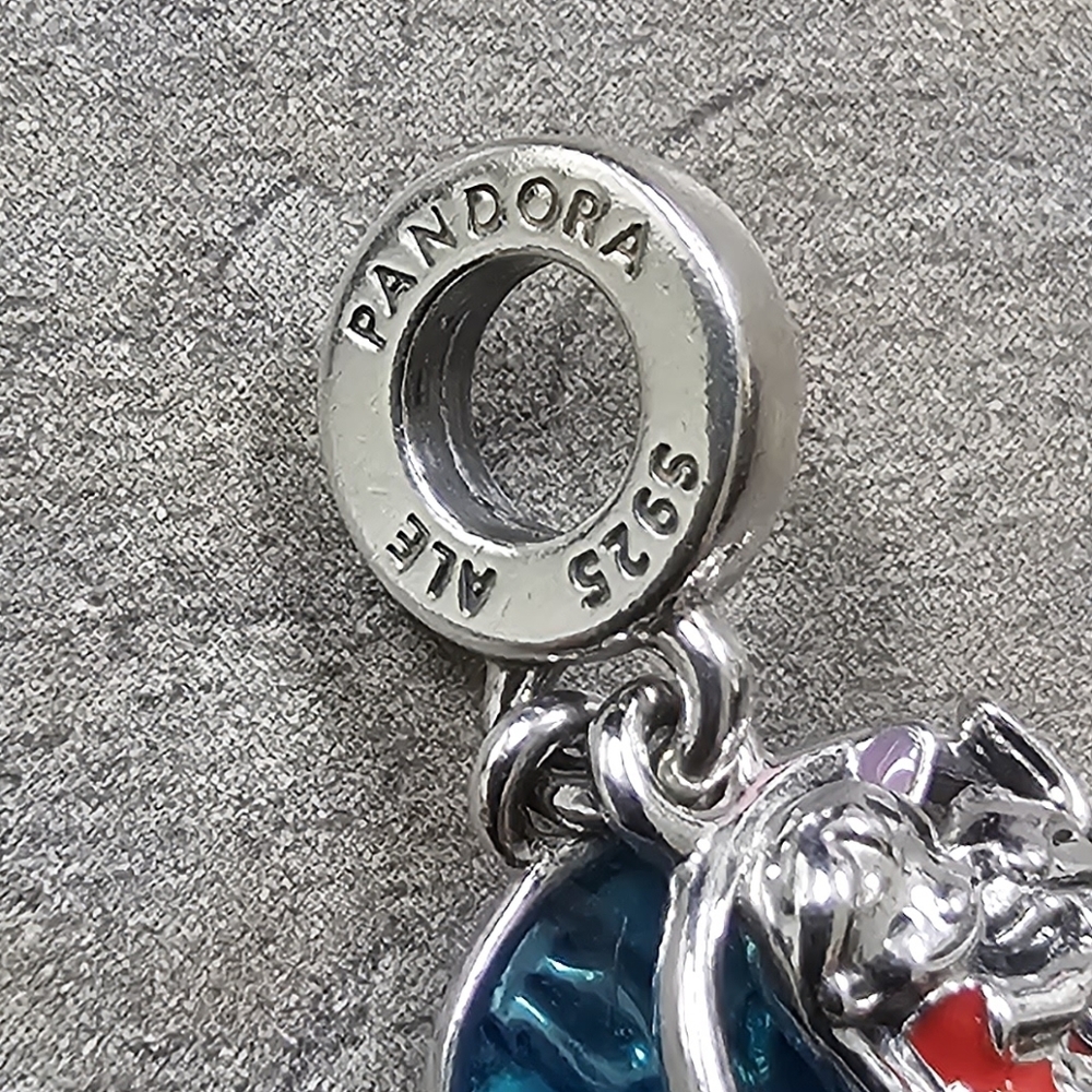 Authentic Pandora Disney Lilo & Stitch Family Dangle Charm - Picture 5 of 6